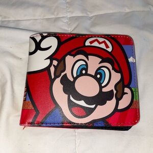 Super Mario Brothers Red and White Wallet